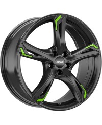 Jante ALU, Ronal R62 Green jetblack 8X19 5/ 112 ET50, Alésage 76