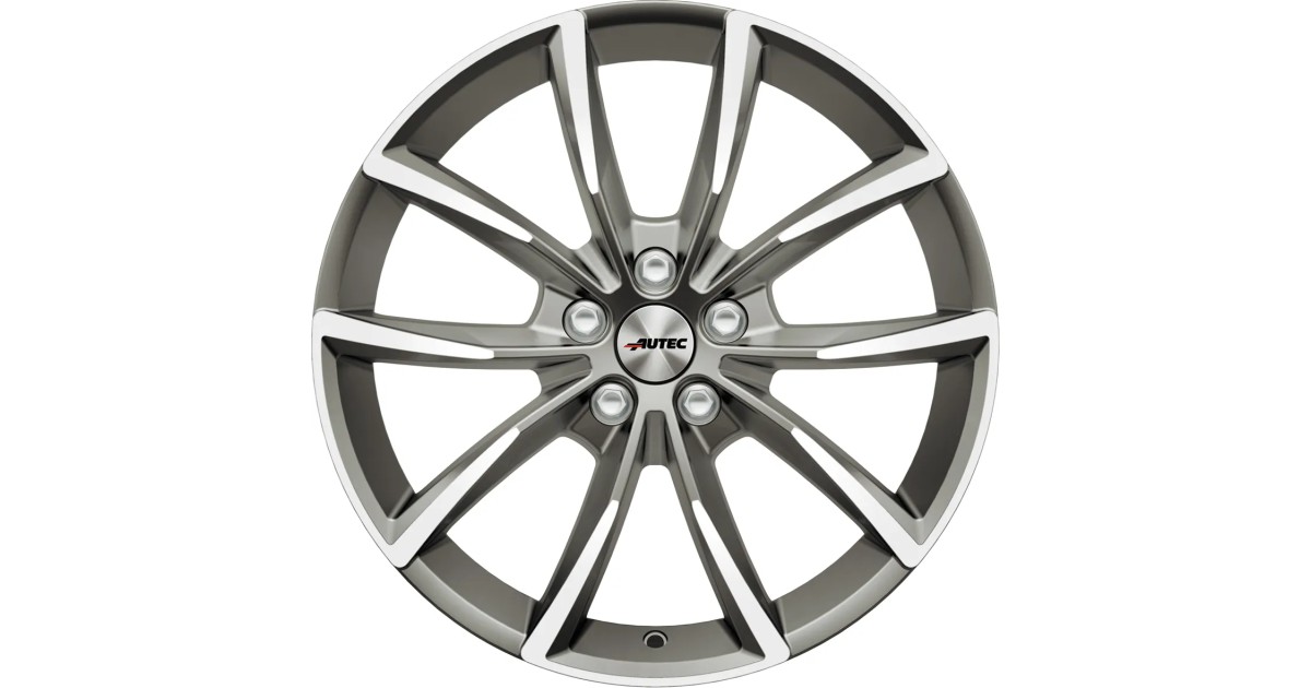 Jante Alu Autec Astana Titanium Silver Polished 7x17 5x114.3 ET40  , Alésage 66.1