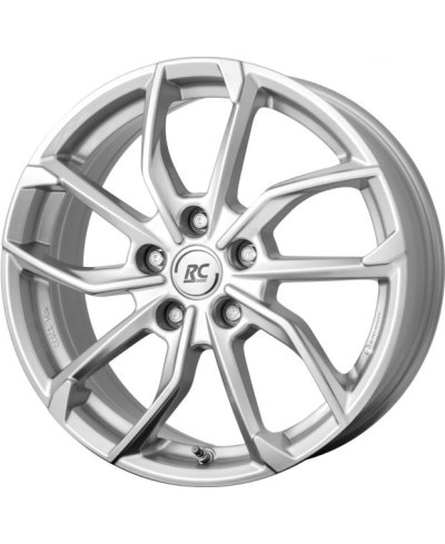 Jante Alu RC Design RC34 Crystal Silver 7x18 5x114.3 ET35 , Alésage 60.1