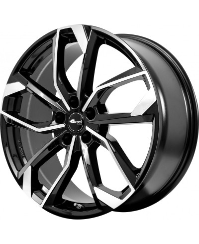 Jante Alu RC Design RC34 Gloss Black Full Polished 7x18 5x114.3 ET50, Alésage 60.1