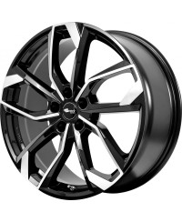 Jante Alu RC Design RC34 Gloss Black Full Polished 7x18 5x114.3 ET50, Alésage 60.1