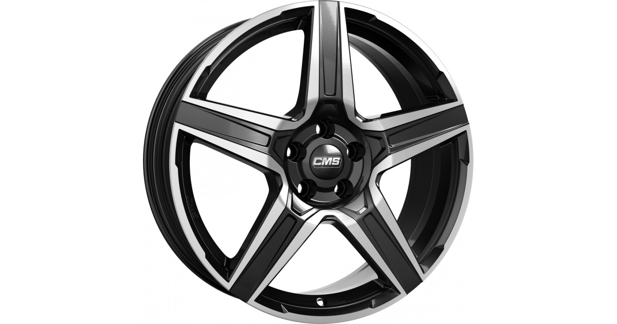 Jante ALU, CMS C34 Diamant Noir Brillant, 7.5X19 5/ 112 ET40, Alésage 57.1