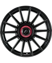 Jante ALU, DAMINA DM09 Black - Inlay red  8X18 5/ 112 ET35, Alésage 72.6