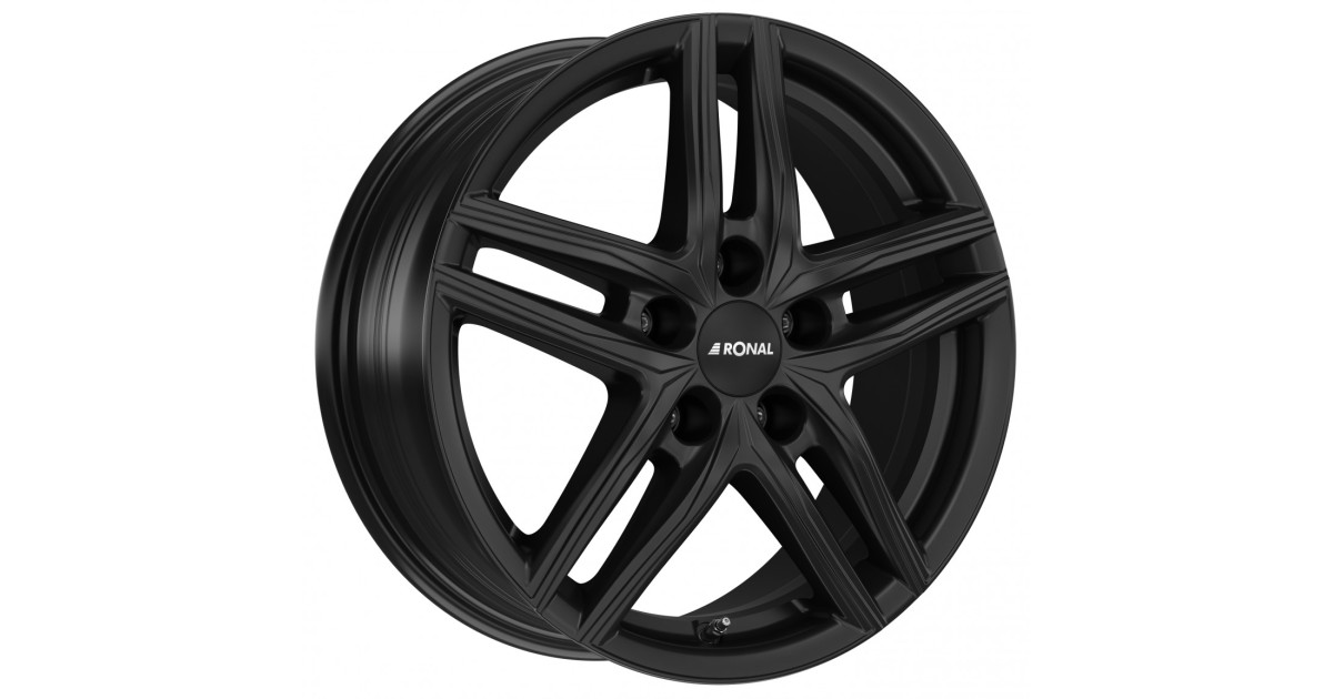 Jante ALU, Ronal R65 JETBLACK-MATT, 7X18 5/ 112 ET51, Alésage 57.1