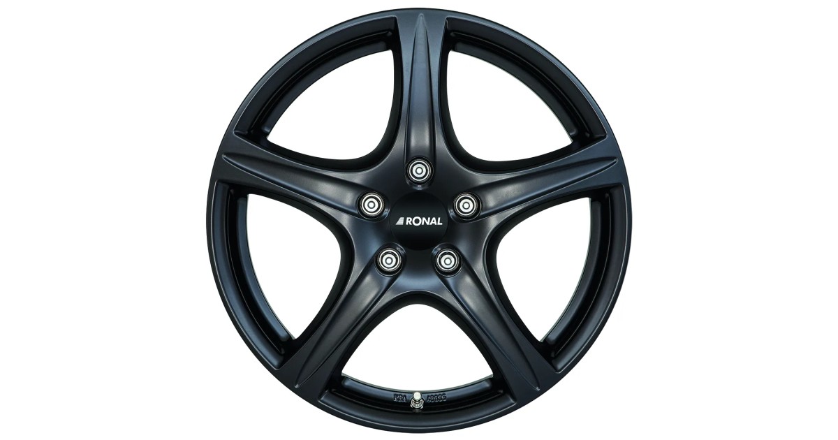 Jante ALU, Ronal R56 Noir mat 7X17 5/ 112 ET37, Alésage 76
