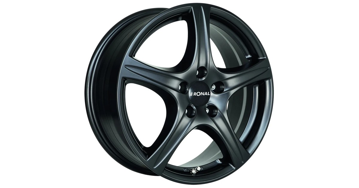Jante ALU, Ronal R56 Noir mat  7X17 5/ 112 ET54, Alésage 76