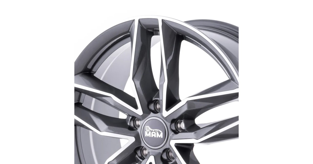 MAM RS3 Matt palladium front polish 8,5x19 5/ 112 ET30 , Alésage 66,6