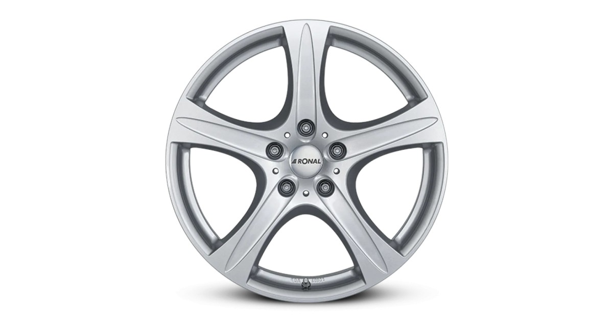 Jante ALU, Ronal R55 Crystal Silver 7.5X17 5/ 120 ET55, Alésage 65.1
