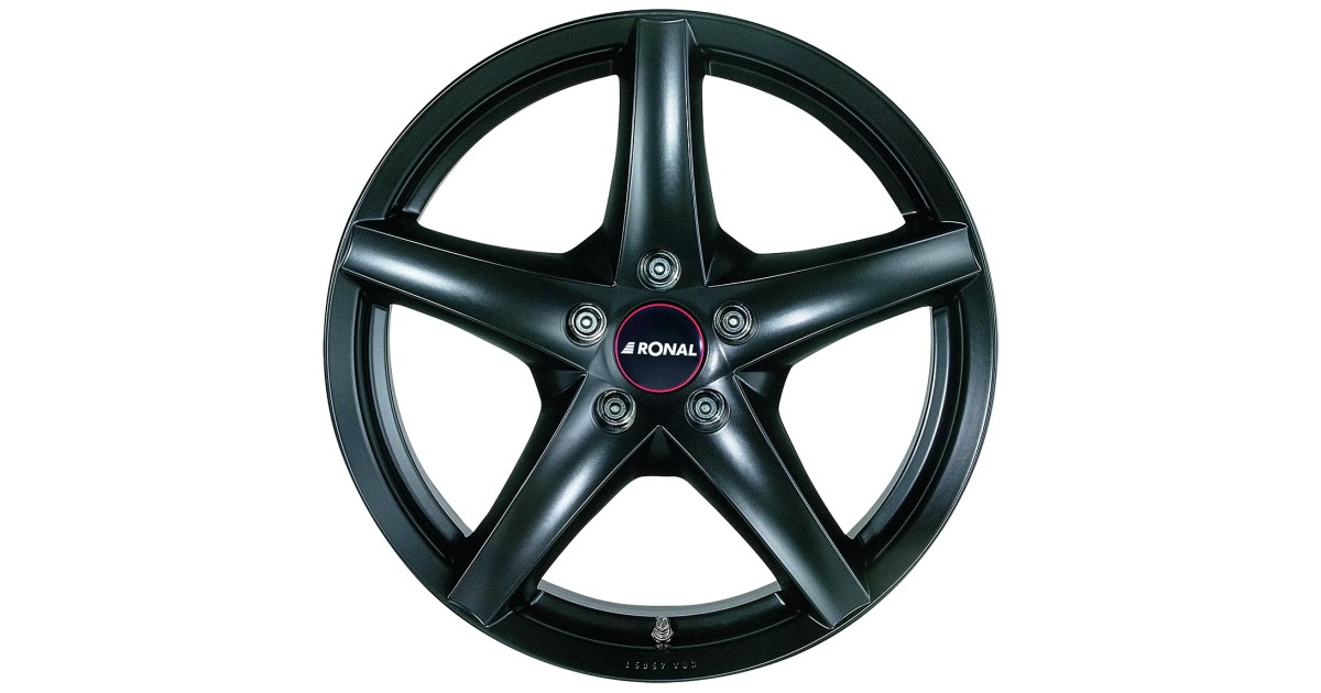 Jante ALU, Ronal R41 Noir mat 8X17 5/ 112 ET48, Alésage 76
