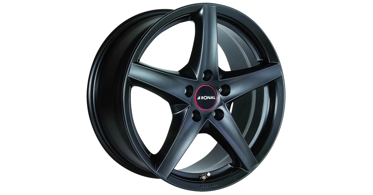 Jante ALU, Ronal R41 Noir mat 8X17 5/ 112 ET48, Alésage 76