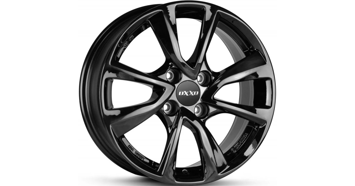 Jante Alu OXXO Oberon 4 Black (OX07) 6,5x17 4x108 ET28  , Alésage 65.1