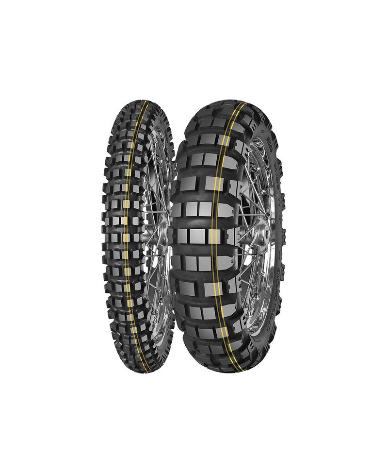Mitas ENDURO TRAIL XT+ DAKAR Yellow Rear   120/ 90 B17 64T TL/ TT , M+S