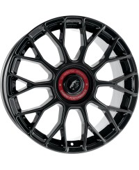 Jante ALU, DAMINA  Performance DM10 Black - Inlay red 8X18 5/ 114.3 ET45, Alésage 72.6
