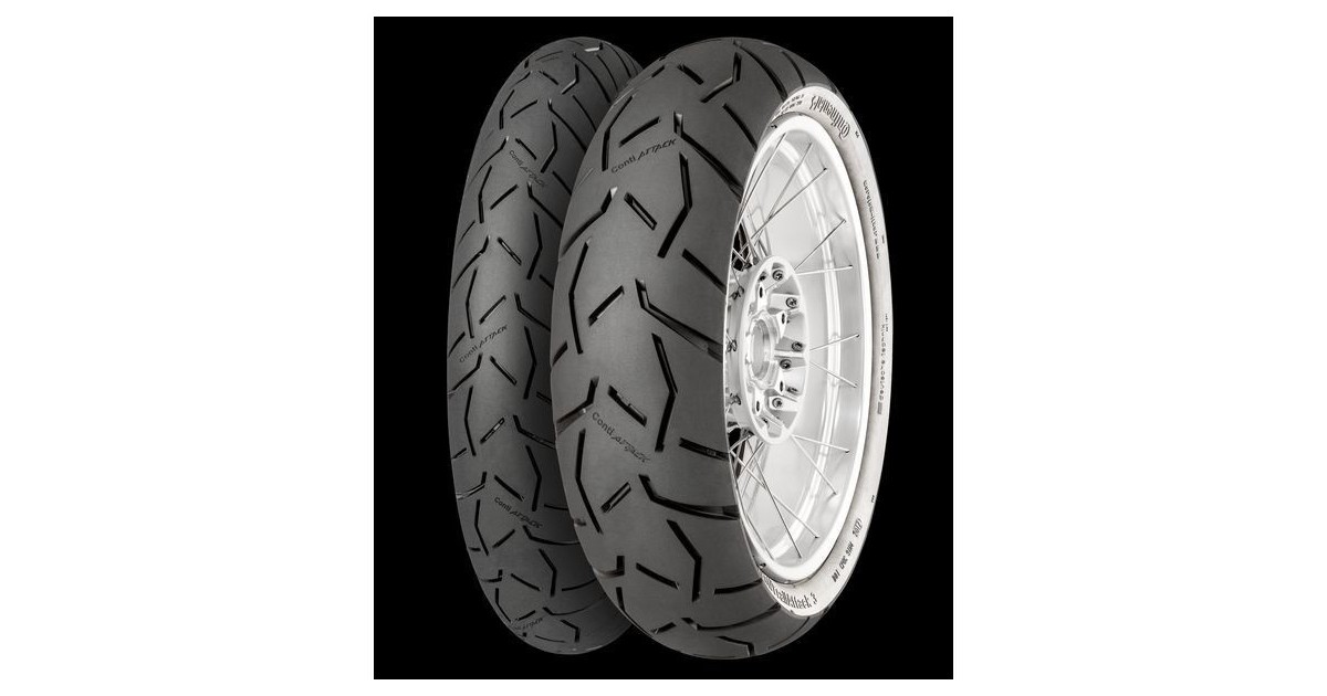 Pneu moto,  Continental TRAILATTACK 3 Rear 170/ 60 ZR17  72W TL