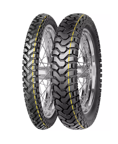 Pneu moto,  Mitas Enduro Trail E-07 Dakar Yellow Front 110/ 80 B19   59H , TL/ TT , M+S