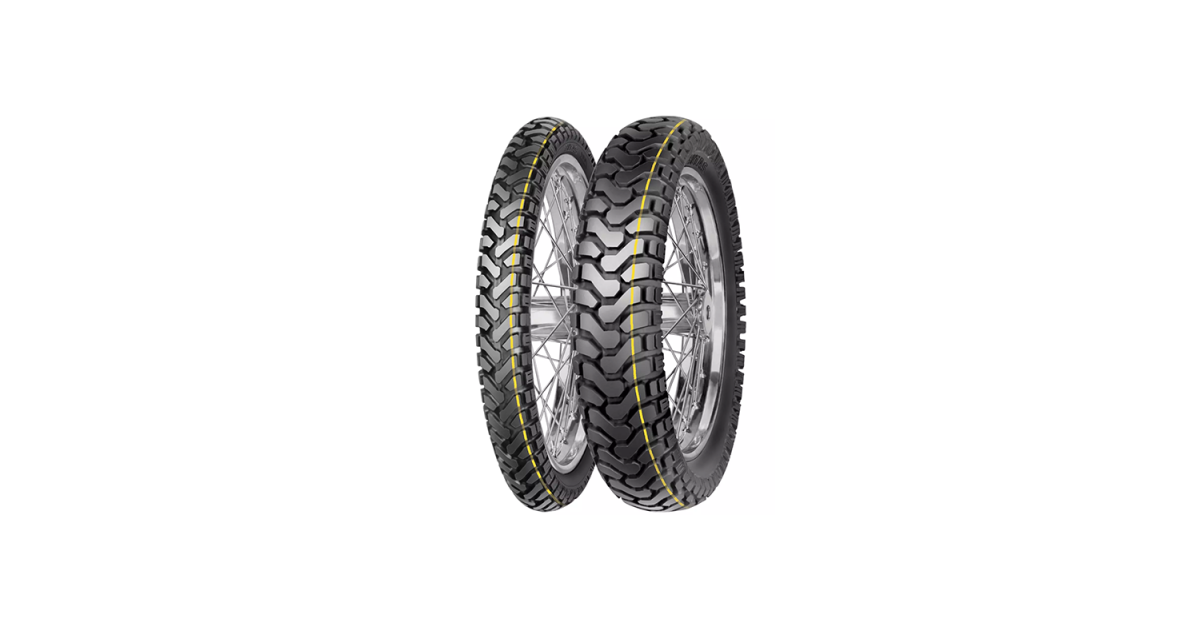 Pneu moto,  Mitas Enduro Trail E-07 Dakar Yellow Front 110/ 80 B19   59H , TL/ TT , M+S