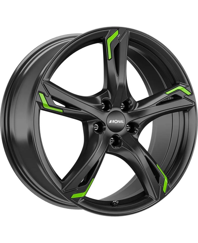 Jante ALU, Ronal R62 Green jetblack 7.5X18 5/ 112 ET35, Alésage 76