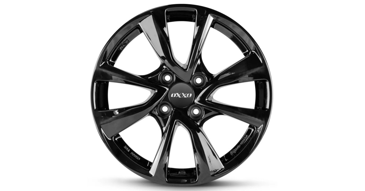 Jante Alu OXXO Oberon 4 Black (OX07) 6,5x17 4x108 ET32  , Alésage 65.1