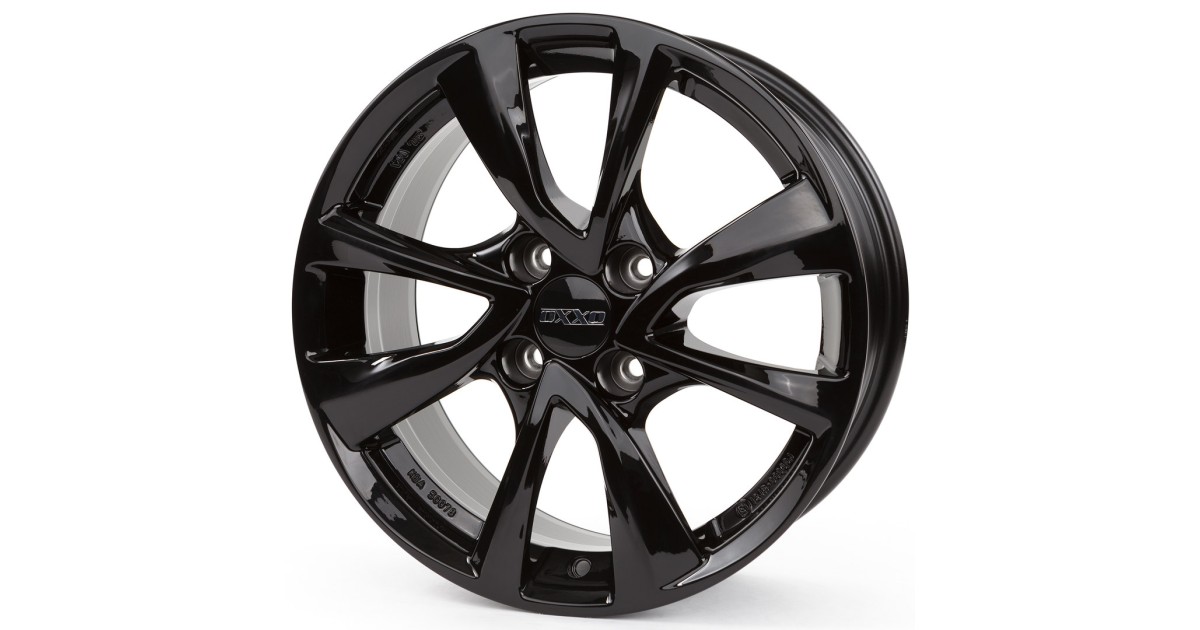 Jante Alu OXXO  Oberon 4 Black (OX07) 6,5x17 4x100 ET50 , Alésage 54.1