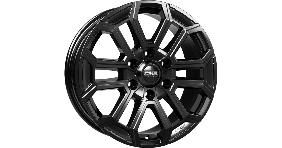 Jante ALU, CMS C35 Noir Brillant, 8X18 6/ 139.7 ET38, Alésage 67.1