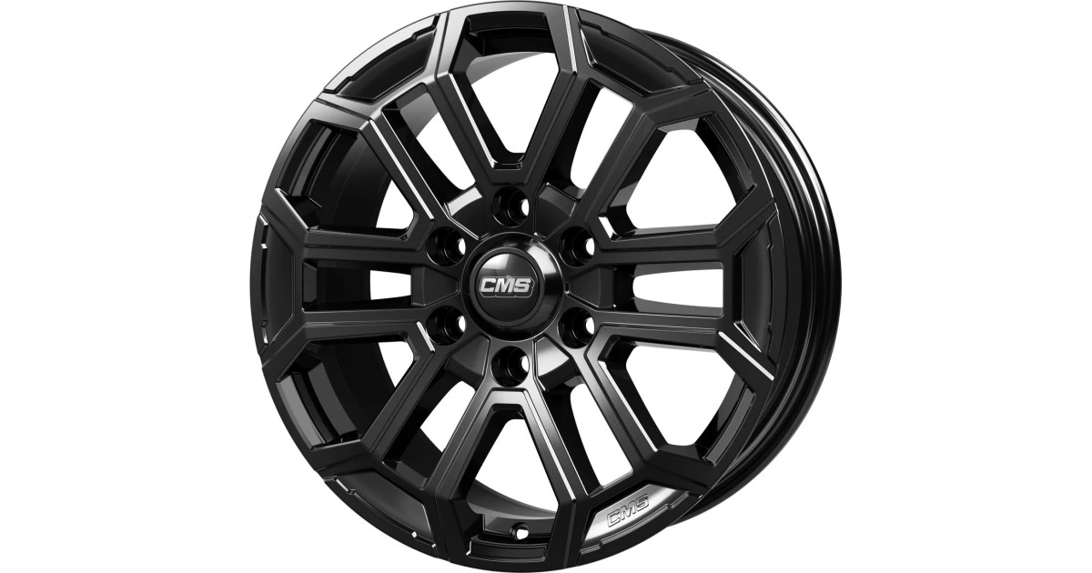 Jante ALU, CMS C35 Noir Brillant, 8X18 6/ 139.7 ET38, Alésage 67.1