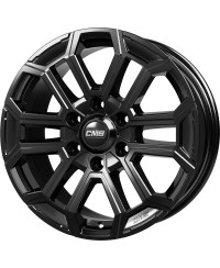 Jante ALU, CMS C35 Diamant Noir Brillant, 8X18 6/ 139.7 ET38, Alésage 67.1