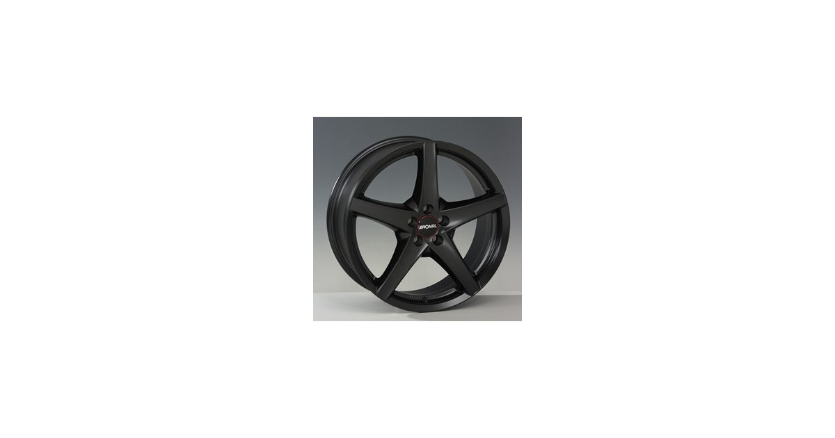 Jante ALU, Ronal R41/MB/ET42 mattschwarz, 8X17 5/120 ET42, Alésage 82