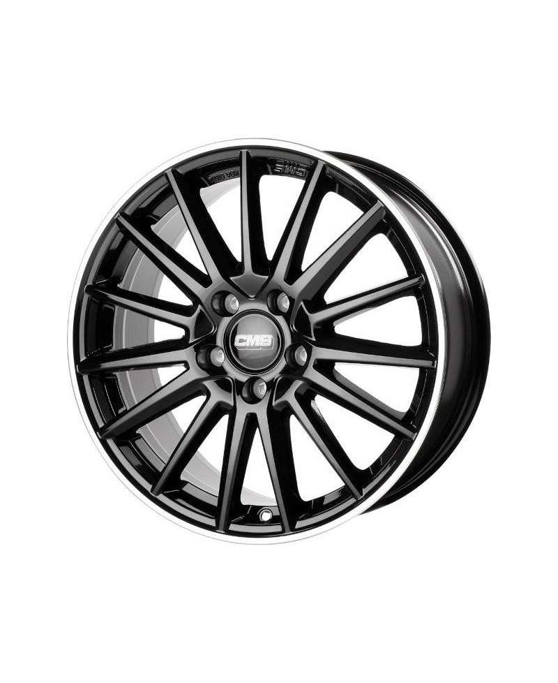 Jante ALU, CMS C23 Noir Bride Poli Brillant, 8X19 5/114.3 ET45, Alésage 67.2