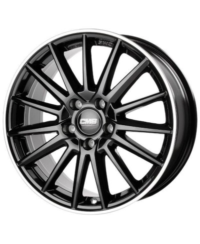 Jante ALU, CMS C23 Noir Bride Poli Brillant, 9X18 5/112 ET44, Alésage 66.6