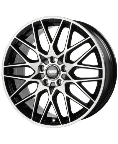 Jante ALU, CMS C25 Diamant Noir Brillant, 7X17 5/ 114.3 ET40, Alésage 67.1
